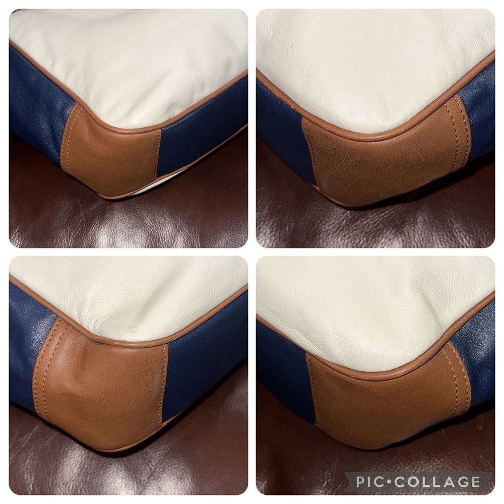 🔥🔥🔥Vintage Coach Colorblock Leather Shoulder Bag - Picture 10 of 15